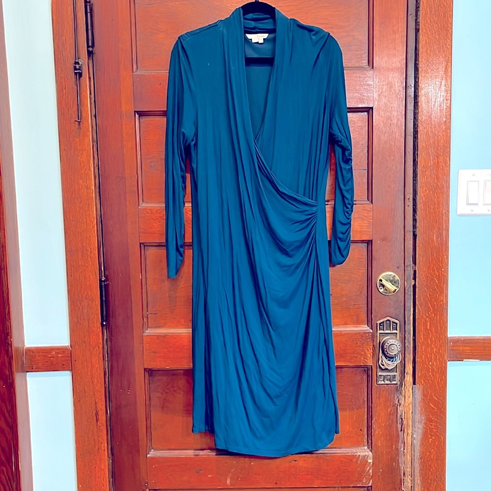 Teal green Boden knit dress